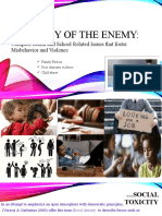 Anatomy of The Enemy:: Complex Social and School Related Issues That Foster Misbehavior and Violence