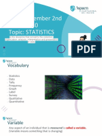Statistics - Tables and Graphs