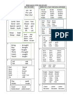 4 LIST IRREGULAR VERBS  CORREGIDO