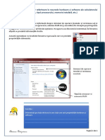 TIC Cls A IX-a - TEORIE - Vizualizarea Informaţiilor Referitoare La Resursele Hardware Şi Software Ale Calculatorului