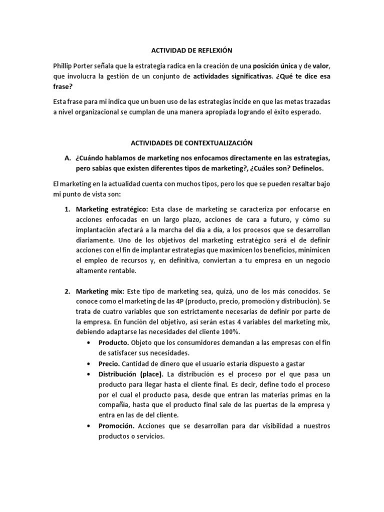 Actividad 2 PDF | PDF | Crecimiento personal y profesional | Finanzas y ...