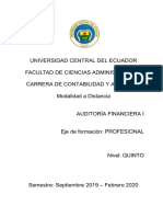 PLCA503 Auditoría Financiera I - Syllabus PDF