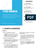 Topic: The Media: Sample Answers, Useful Vocabulary and Resources For IELTS Speaking Exam