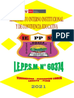 REGLAMENTO INTERNO INSTITUCIONAL Y DE CONVIVENCIA 2021 IEPPSM 60374