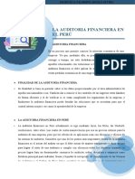 La Auditoria Financiera en El Perú