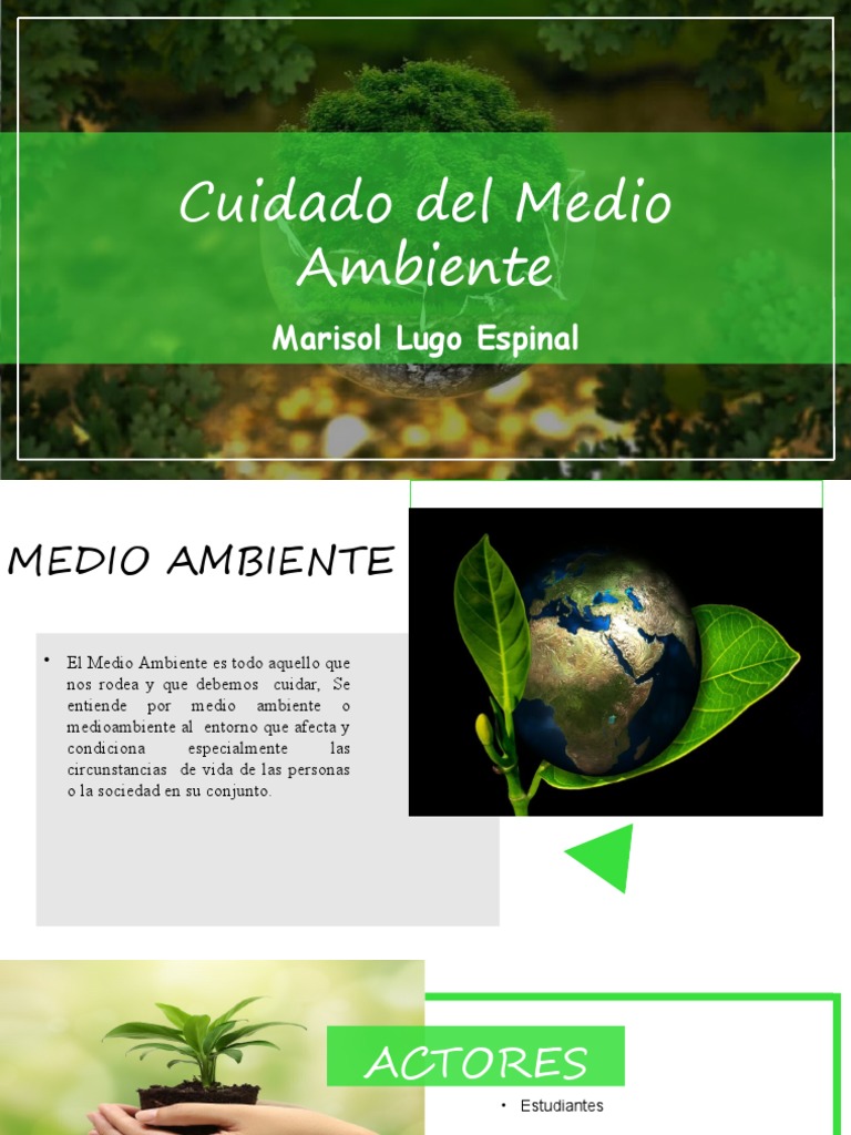Cuidado del Medio Ambiente y Recursos | PDF