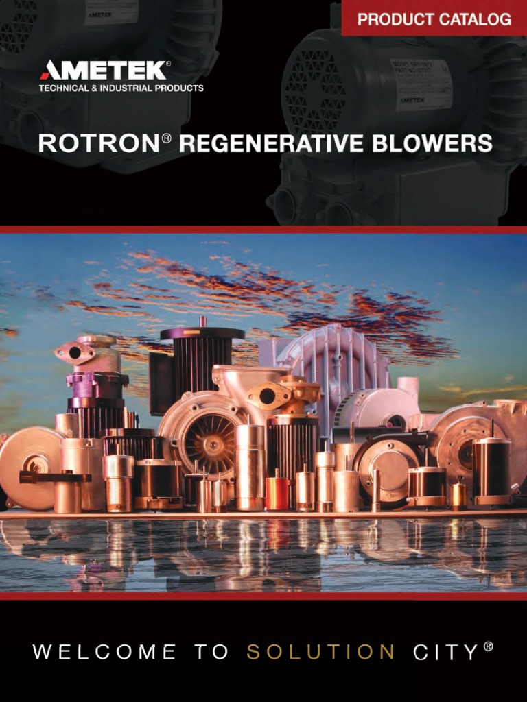 Rotron Regenerative Blowers Catalog PDF, PDF, Packaging And Labeling