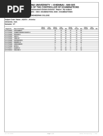 Anna University:: Chennai - 600 025: Office of The Controller of Examinations