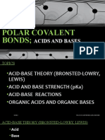 Polar Covalent Bonds : Acids and Bases