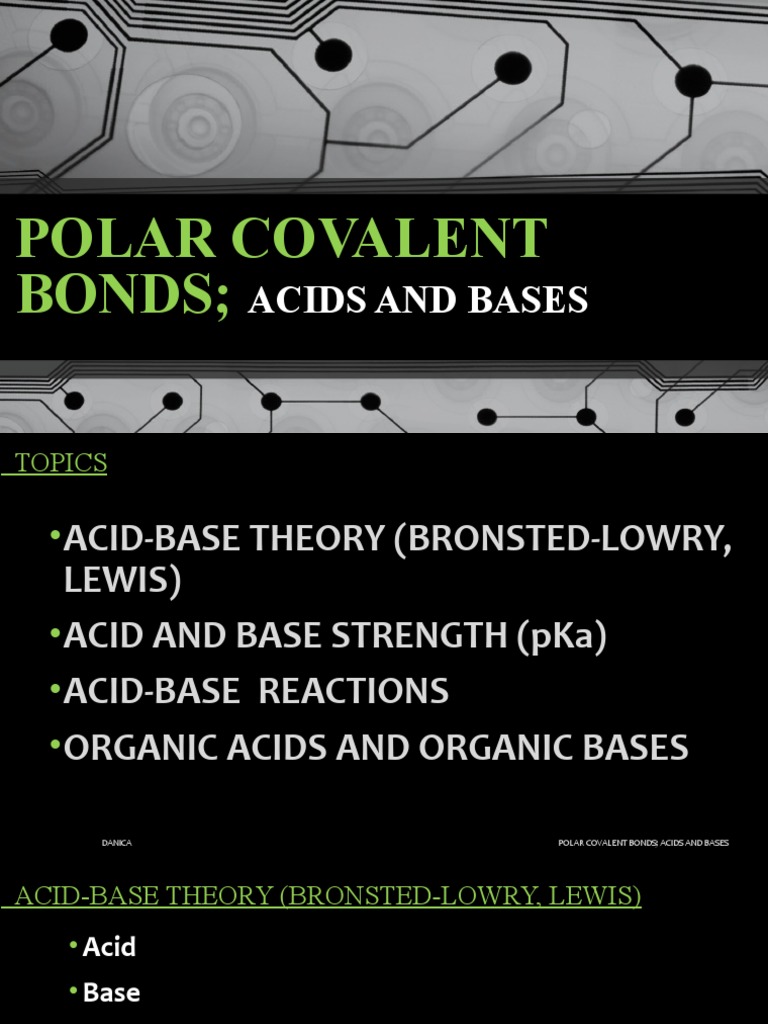 Polar Covalent Bonds : Acids and Bases | PDF | Acid | Hydroxide