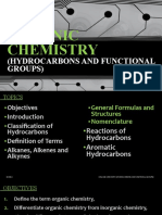 Organic Chemistry: (Hydrocarbons and Functional Groups)