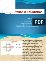Physics Sem IV Capacitance in PN Junction