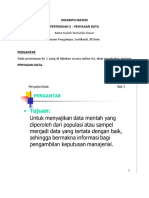 Pertemuan Ke-2 Penyajian Data