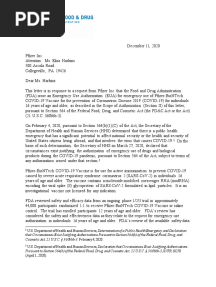 FDA Letter