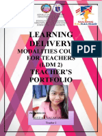 Learning Delivery: Modalities Course For Teachers (LDM 2)
