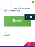 How To Access Online Classes and Paid Materials: Prepinsta