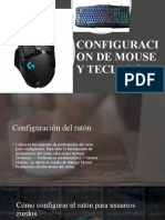 configuracion de mouse y teclado