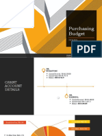 Purchasing Budget: Prepared By: Syaza Nur Iylia Zulkifli