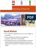 Rural Marketing of Hair Oil