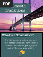 Smooth Transitions: Writing