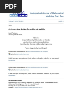 Optimum Gear Ratios For An Electric Vehicle PDF