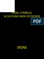 SIGNS, SYMBOLS & CULTURAL INFLUENCES IN DESIGN