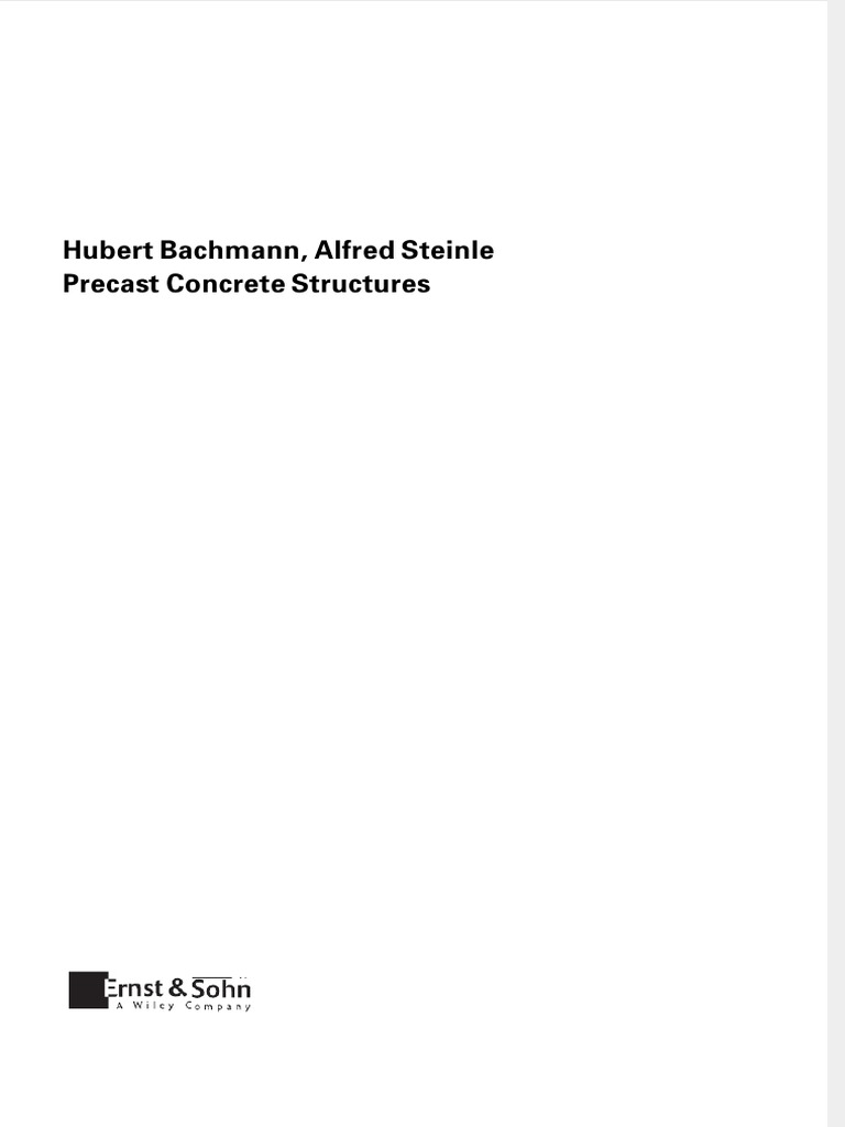 Precast Concrete Structures Overview | PDF | Wall | Concrete