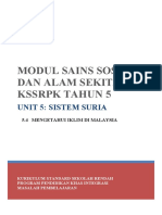 Modul Sains Sosial Alam Sekitar Tahun 4