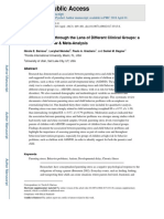 HHS Public Access: Parenting Stress Through The Lens of Different Clinical Groups: A Systematic Review & Meta-Analysis