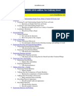 English Syllabus PDF