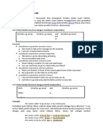 2.4.1 Pola Parallel Structure Dengan Coordinate Conjunctions