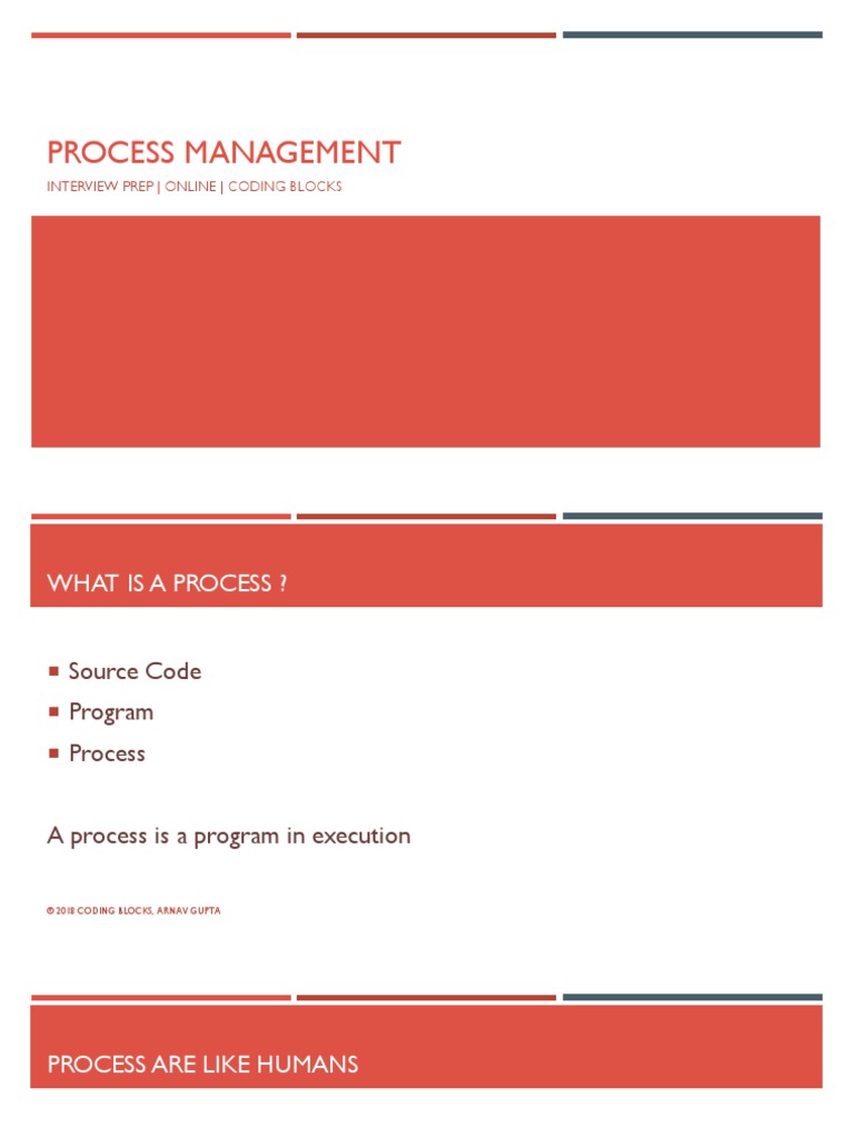 Process Management: Interview Prep - Online - Coding Blocks | PDF ...