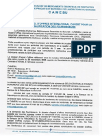 Appel D'offre International Pour La Pré-Qualification Des Fournisseurs PDF