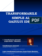 Transformarile Simple Ale Gazului Ideal