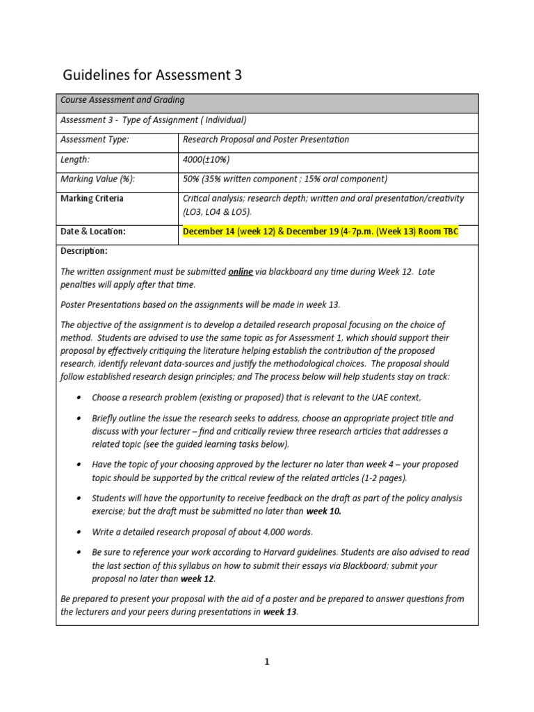 Research Proposal & Poster Guidelines | PDF | Poster | Thesis