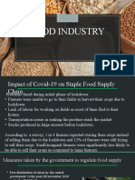 Food Industry During Covid-19