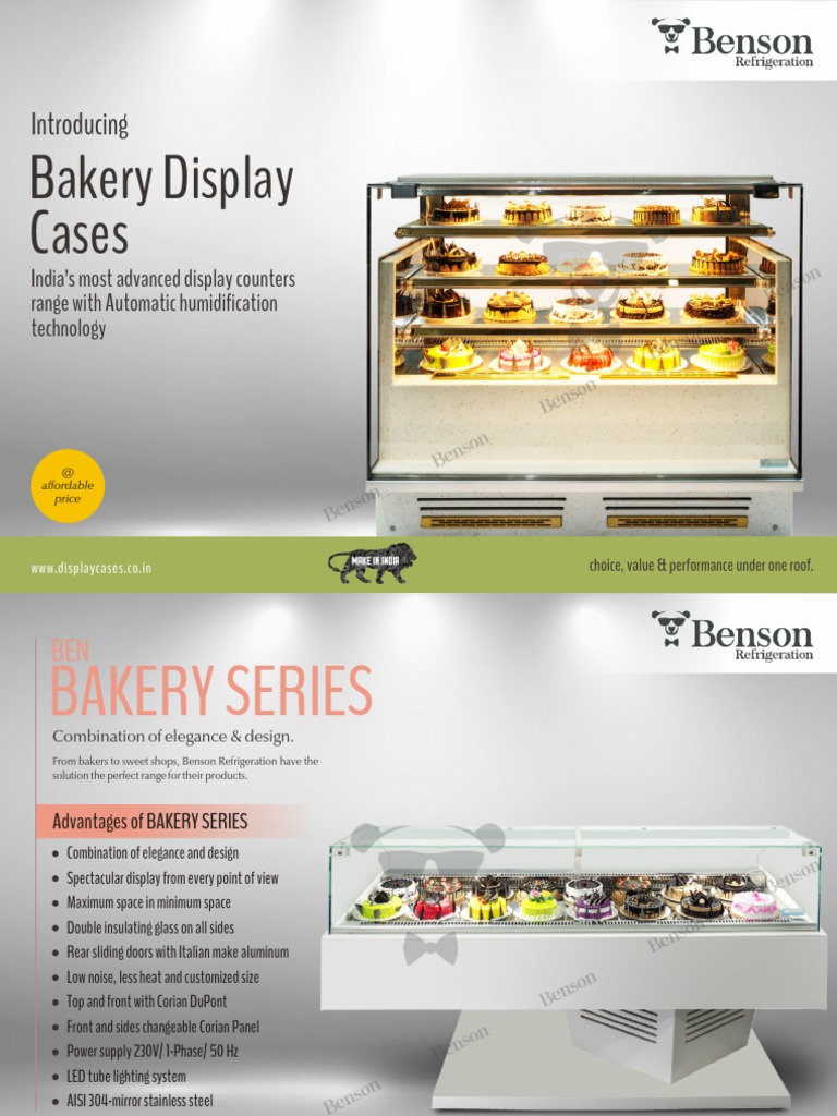 Benson Bakery Brochure PDF Retail Science