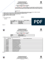 Acta de promoción y evaluación de estudiantes