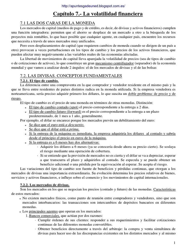 Tema 7 PDF | PDF | Tipo de cambio | Libra esterlina