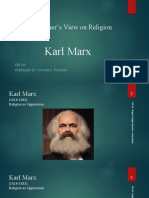 Marx's View of Religion as Oppression
