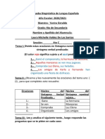 Evaluación Diagnóstica