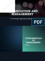 Organization and Management - Lesson 1