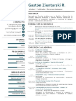 CV Gastón Zientarski 1.1 PDF