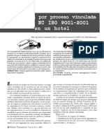Integración ISO 9001 y Gestión Por Procesos - Hoteles PDF