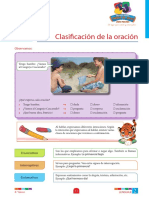 Len - 4togr - Sem2 - Clasificacion de La Oracion PDF