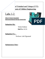 UTT Labs Examine DC Generators and Electromechanical Energy