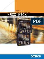 Catálogo Contadores Con Preselección Omron H5CX - H7CX