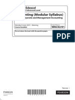 Accounting (Modular Syllabus) : Pearson Edexcel