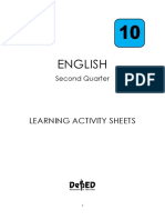Grade 10 Q2 English LAS PDF