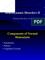 Hemodynamic Disorders II: Components of Normal Hemostasis